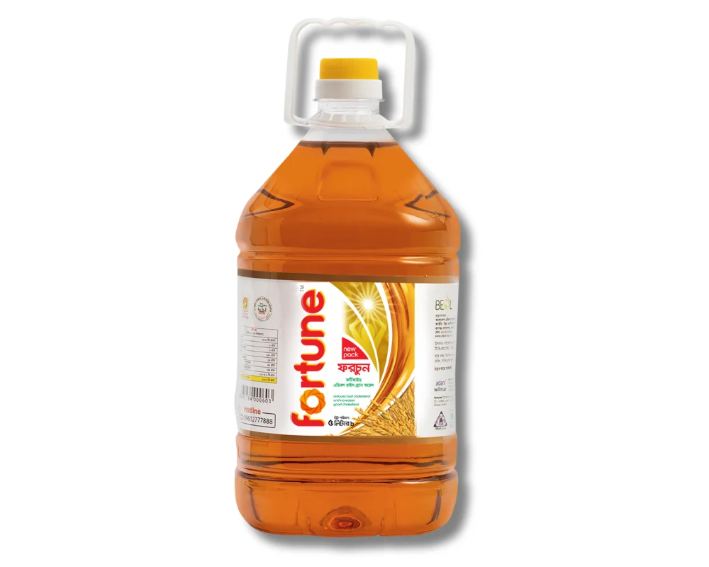 Fortune Rice Bran Oil 5Ltr. (Pet)