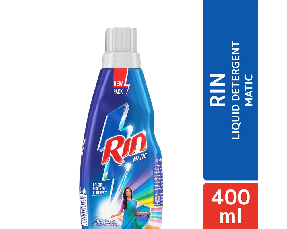Rin Liquid Detergent 400ml (Local)