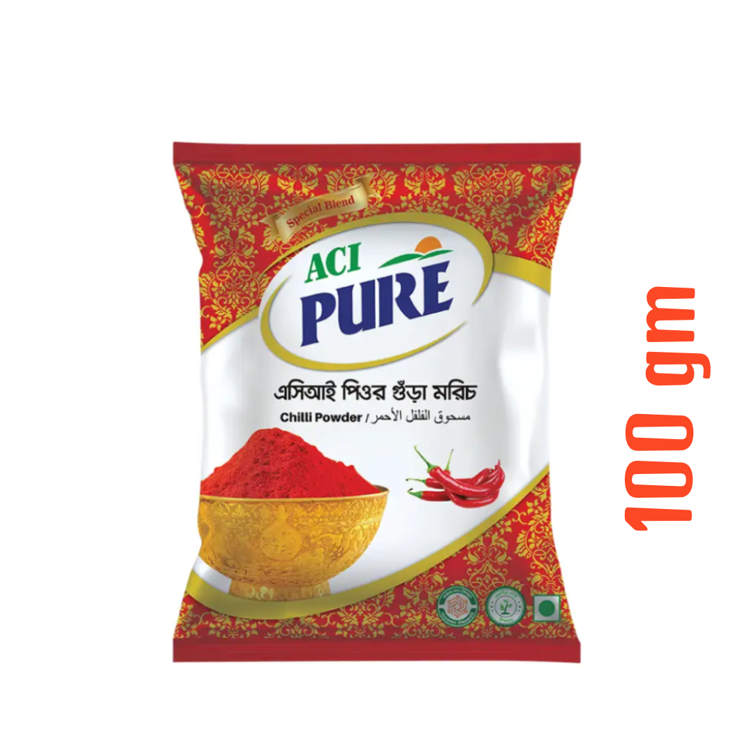ACI Pure Chilli (Morich) Powder 100gm