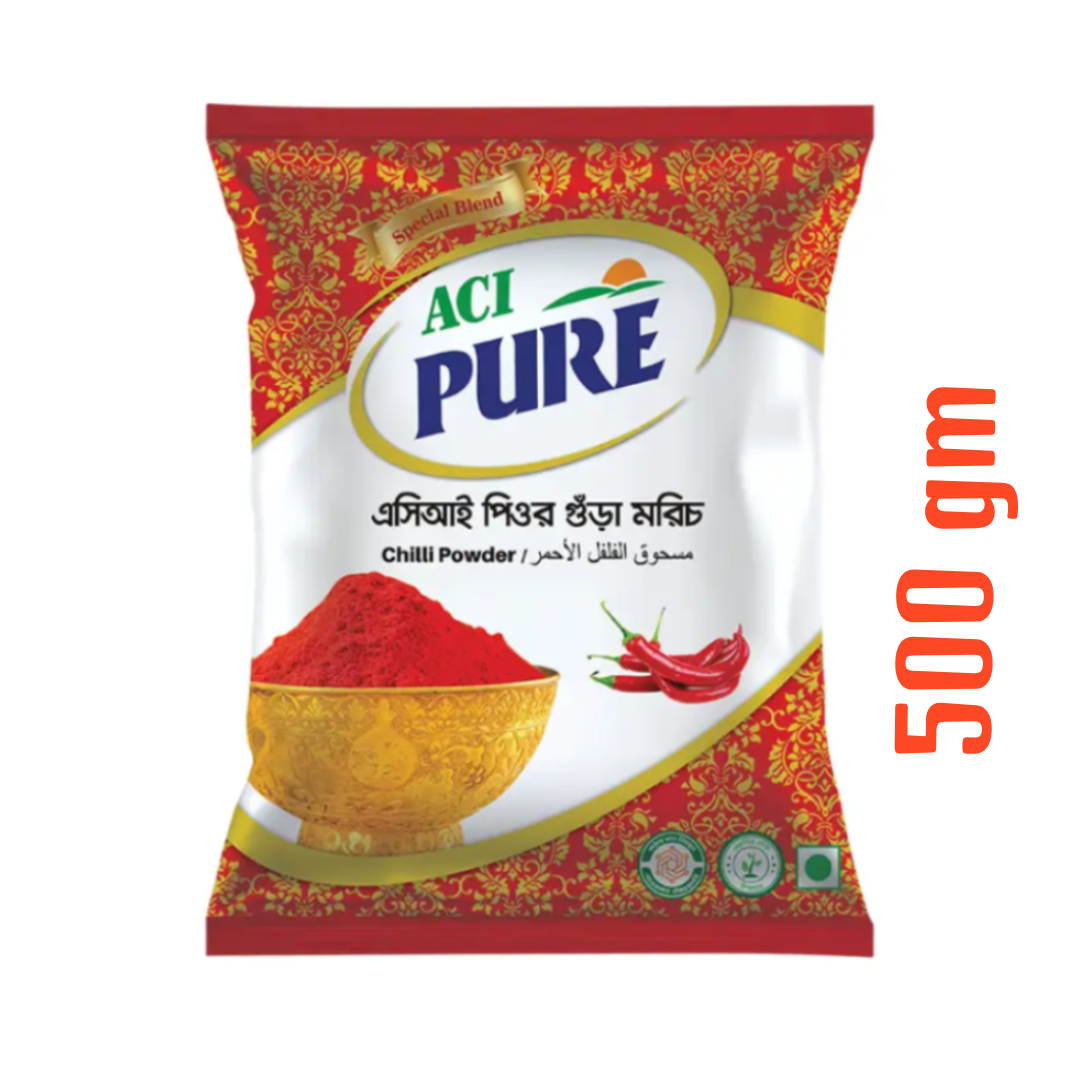 ACI Pure Chilli (Morich) Powder 500gm